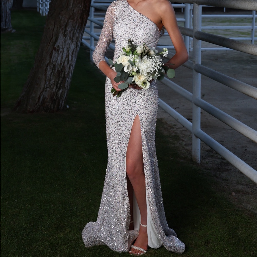 Ashley Lauren white gown